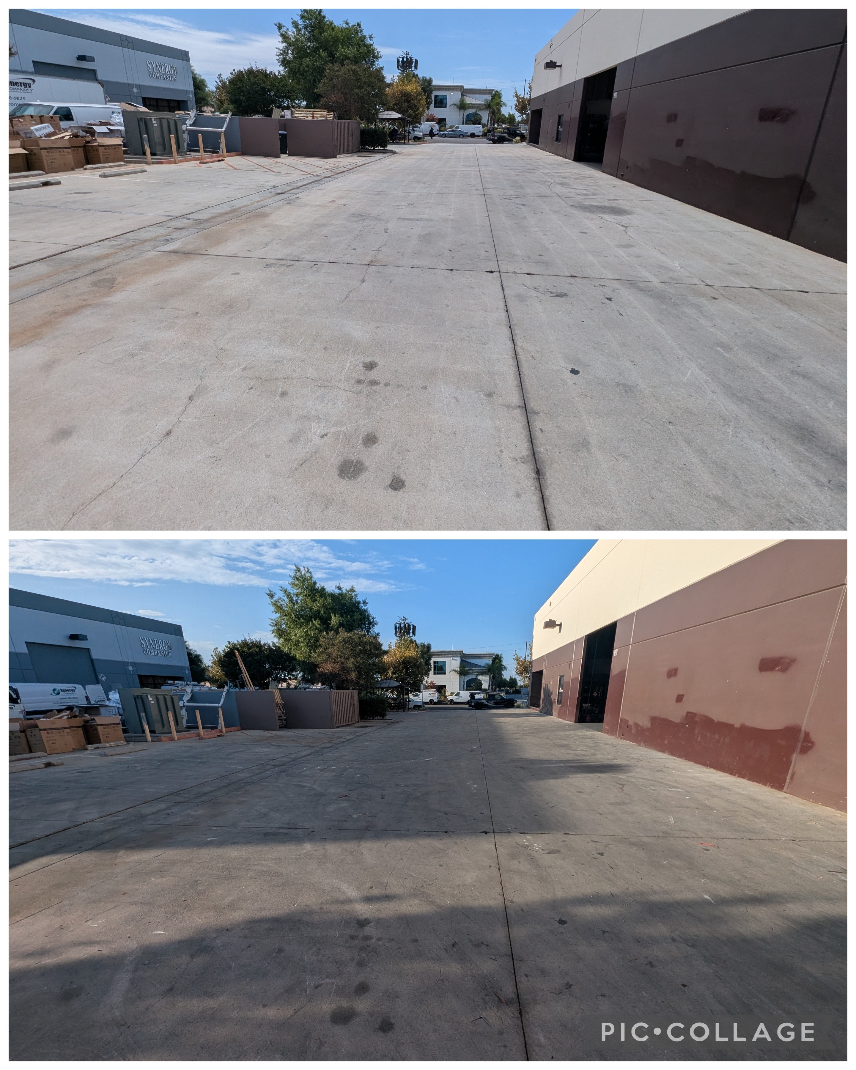 Commercial Pressure Washing project in Riverside, Inland Empire